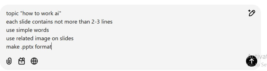 AI Se PPT Kaise Banaye Chatgpt Step 3