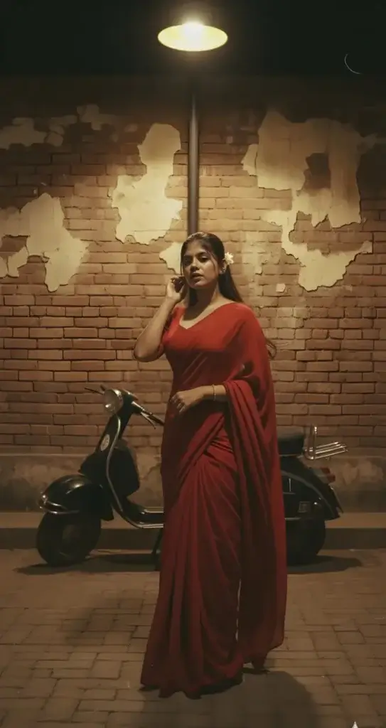 Gemini Se Photo Kaise Banaye - Saree Trend Promts 3 google gemini red saree trend ai prompt women